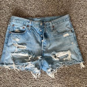 Levi’s 501 women shorts button fly Size 28 bought from Urban Outfitters